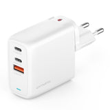 4smarts Cargador Pared Gan Flex 65w 2 Usb-C+1 Usb-A Blanco