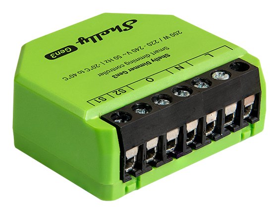 Shelly · Unterputz · \"Dimmer Gen3\" · Relais · Led Lichtcontroller · Messfunktion