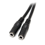 Startech Adaptador Divisor Splitte Jack 3.5 M/H Negro 0.20m Muy1mffs