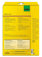 Sigel Etiquetas De Dirección La315 Blanco 45,7 X 21,2 Mm