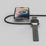 Zens Charging Cable Pro 2 Aluminum - Qi2   Apple Watch - Black