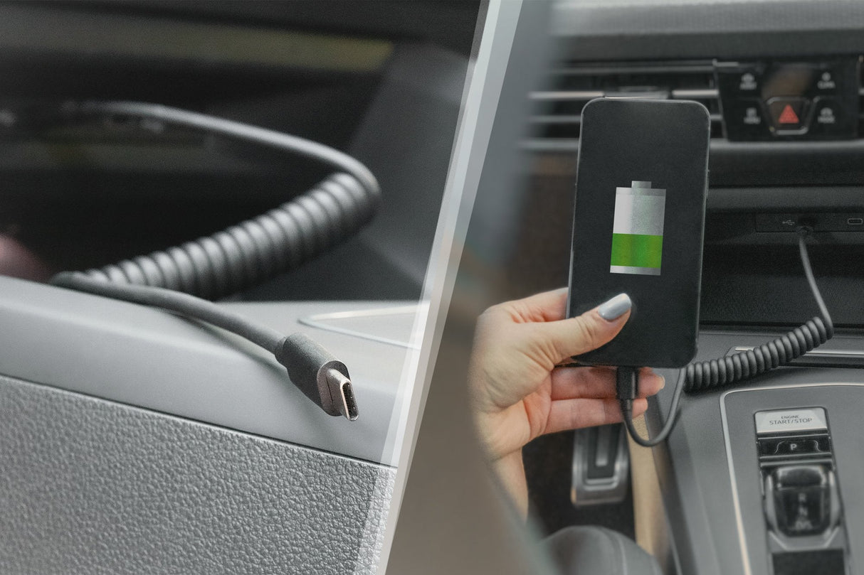 Digitus Cable De Espiral Usb-C->Usb-C  1m Usb-C->Usb-C Negro