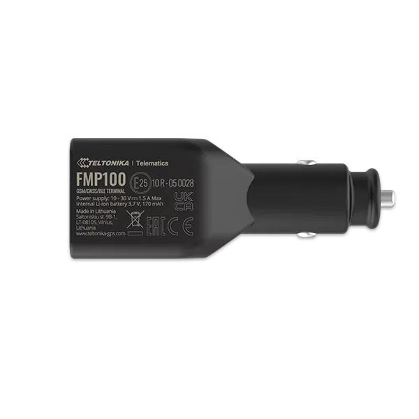 Teltonika Fmp100 Plug And Play Tracker With Gnss, Gsm, Bluetooth,  Cigarette Lighter Power Connector