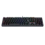 Redragon Mitra Teclado Mecánico Gaming Switch Rojo Rgb Español España Negro
