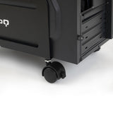 Tooq Soporte De Suelo Con Ruedas Para Cpu De 119-209mm De Ancho - Peso Max 10kg - Negro
