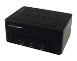 Lc-Power Lc-Dock-U3-Hub Base De Conexión Para Disco Duro Usb 3.2 Gen 1 (3.1 Gen 1) Type-B Negro
