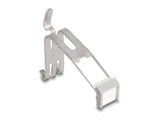 Delock 66477 Soporte Keystone Con Campo De Etiquetado 1 Puerto Para Carril Din Metálico