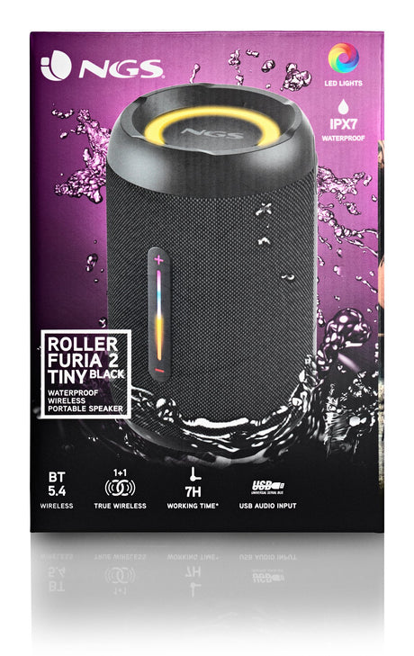 EAN 8435430625936 - NGS ROLLER FURIA 2 TINY Altavoz portátil estéreo Negro 10 W imagen 5