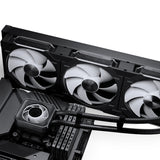 K Phanteks Glacier One 420d30 X2 Drgb Schwarz  Aio-Wasserkühlung