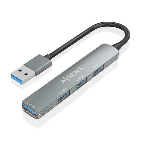 EAN 8435739901137 - AISENS A106-0859 hub de interfaz USB 3.2 Gen 1 (3.1 Gen 1) Type-A 5000 Mbit/s imagen 1