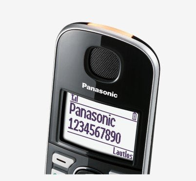Panasonic Kx-Tge510gs Teléfono Dect Único Inalámbrico, Plateado-Negro