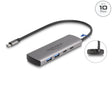 EAN 4043619642991 - DeLOCK 64299 hub de interfaz USB 3.2 Gen 1 (3.1 Gen 1) Type-C 10000 Mbit/s Gris imagen 1