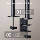 EAN 8059018360912 - Techly ICA-LCD 582-D soporte para monitor 81,3 cm (32") Escritorio Negro imagen 7