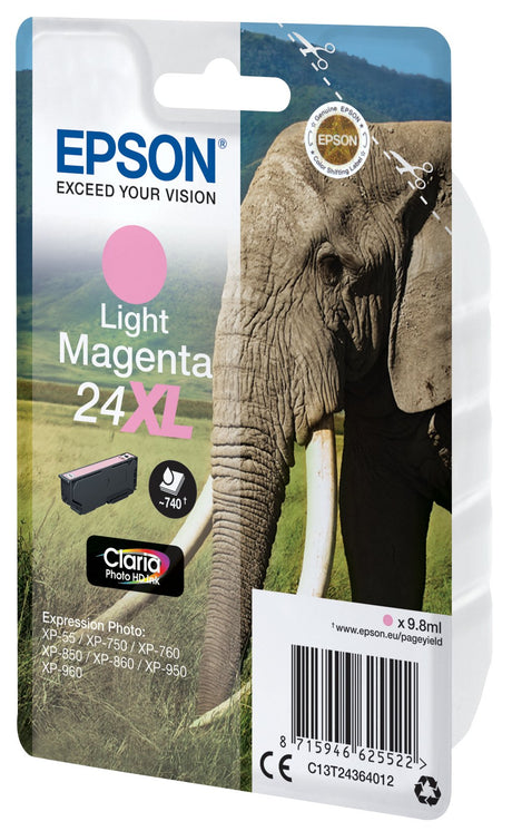 EAN 8715946625539 - Epson Elephant C13T24364022 cartucho de tinta 1 pieza(s) Original High (L) Yield imagen 1