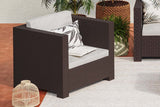 Conjunto De Jardin/Terraza De 2 Sillones+1 Mesa. Diva Tete Grafit Sp Berner