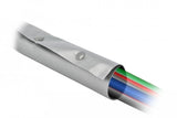 Delock Cableschutzschlauch Mit Knopfverschluss Hitzebeständig 2 M X 30 Mm Grau   Schwarz