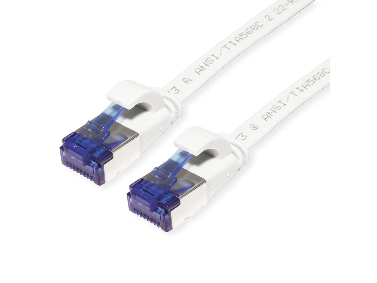 Value Cable De Red Cat.6a (Class Ea) Ftp, Extra-Flach, Wei, 1,5 M