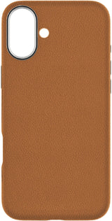 Infinite Venice Iphone 16  Brown Leather Magnetic Cover.