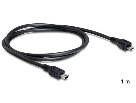 EAN 4043619831777 - DeLOCK 1m USB2.0 microB/miniB cable USB Micro-USB B Mini-USB B Negro imagen 2