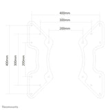 Placa Adaptadora Neomounts By Newstar. 27"-60" 1tft Negro Máx.35kg