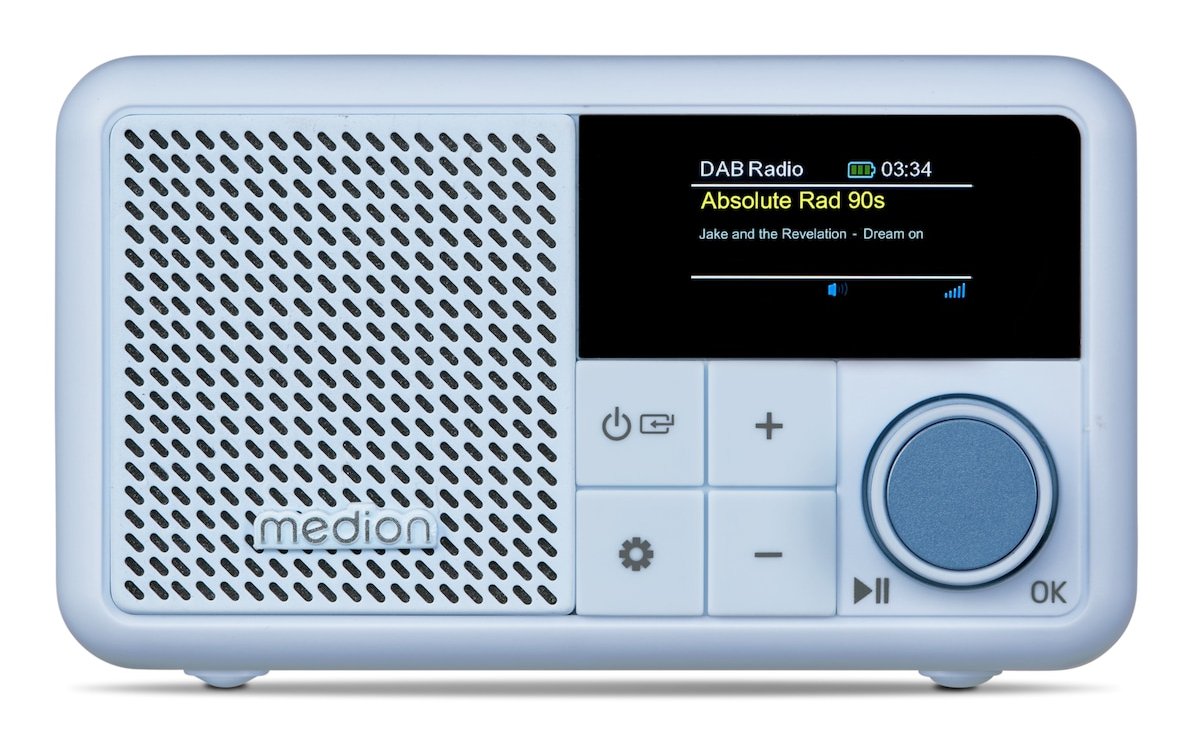 Medion Life® S66822 Tragbares Dab+ Radio Blau