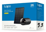 Tp-Link Tapo C411 Kit Venkovn Cámara, Solrn Panel (3mp, 2k Qhd, 1296p, Ir 9m, Wifi, Micro Sd Card, Ip65)