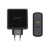 Aisens Cargador Para Smartphone 48w 1x Usb-C Pd3.0 30w, 1x Usb-A Qc3.0 18w