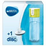 Brita Fill&Go Bottle Filtr Lime Botella Con Filtro De Agua Cal, Transparente