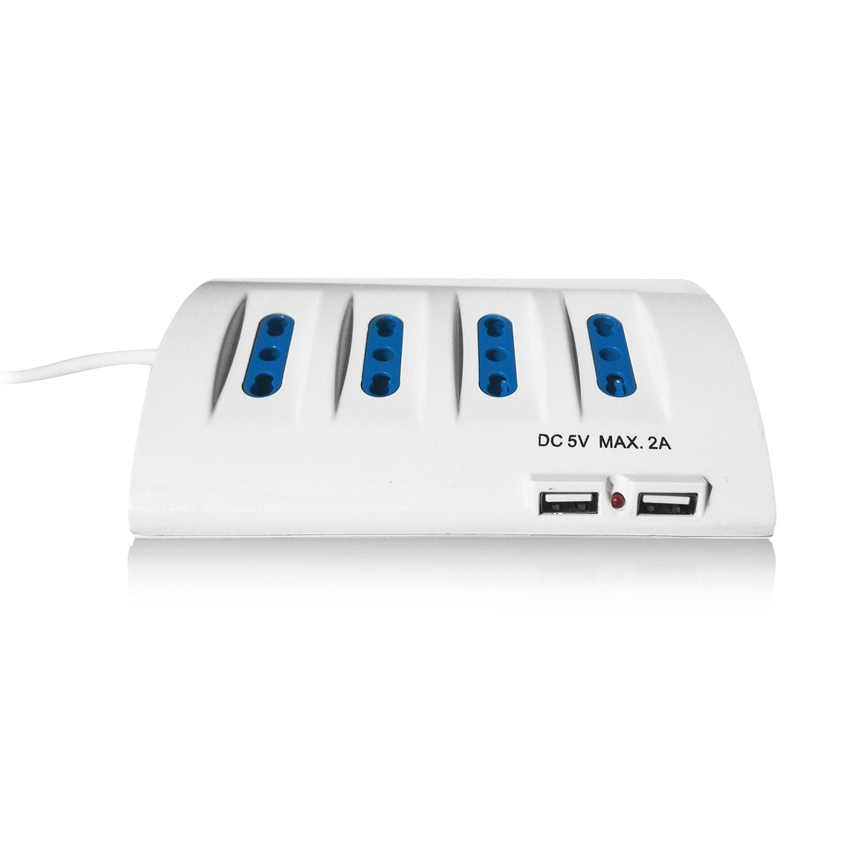 Ewent Regleta Con 6 Tomas - 4 Tomas L + 2 Toma L/F (Schuko) - 2x Usb-A - Proteccion Infantil - Enchufe Italiano Plano