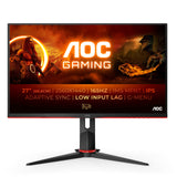 Monitor Gaming Aoc Q27g2s Eu 27' Qhd 1ms 165hz Ips Negro Y Rojo