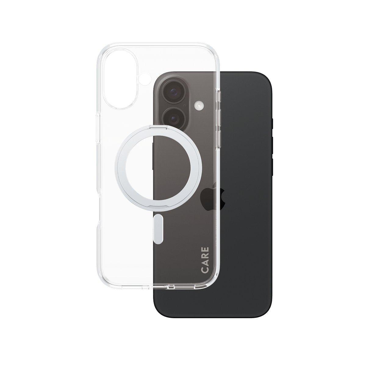 Panzerglass Care Feature Kickstand Iphone 16 Plus Silber