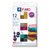 Staedtler 8013 C12-4 Fimo Effect Colour Pack - Arcilla Polimérica Para Modelar De Secado Al Horno