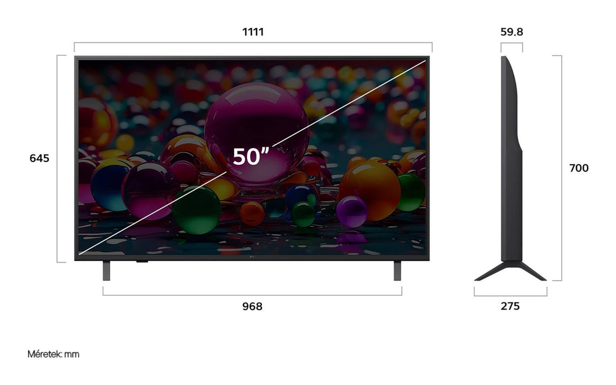 Tv Lg Ai 50ua73003la.Aeuq 50" Led 4k Uhd Smart Tv Webos Hdr10