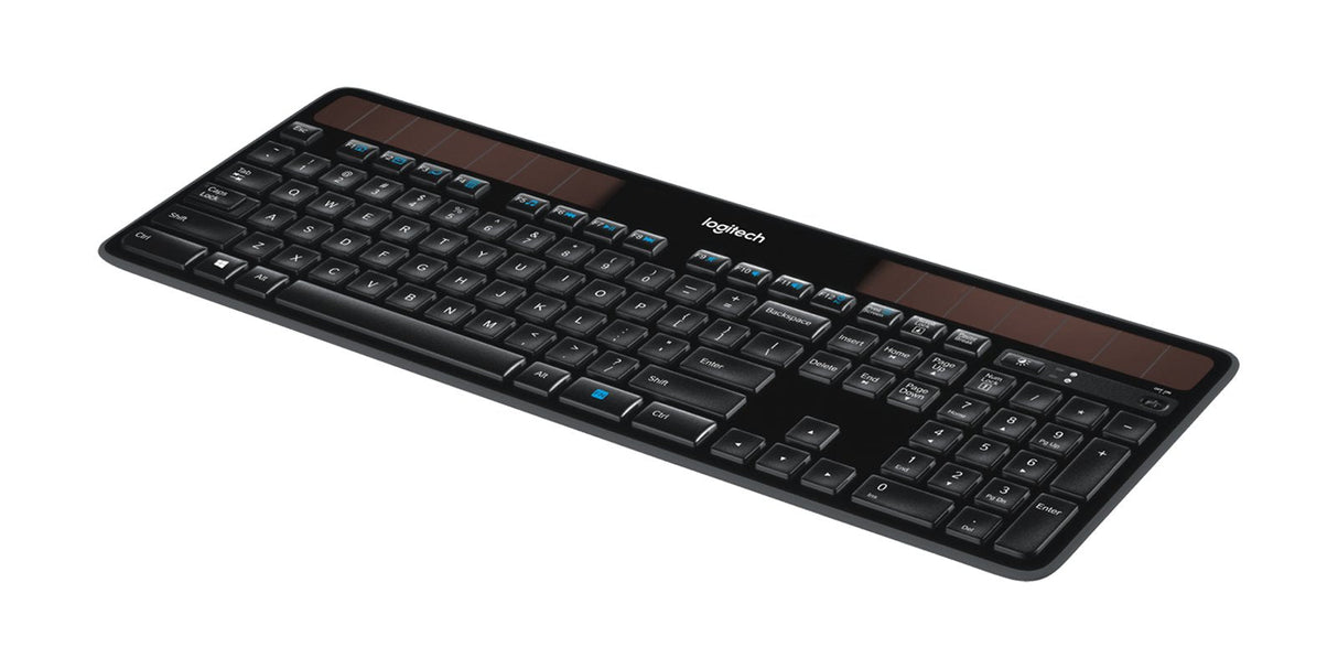 Teclado Español Logitech Wireless Solar Keyboard K750 Rf Inalámbrico Qwerty Negro