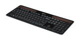 Teclado Español Logitech Wireless Solar Keyboard K750 Rf Inalámbrico Qwerty Negro