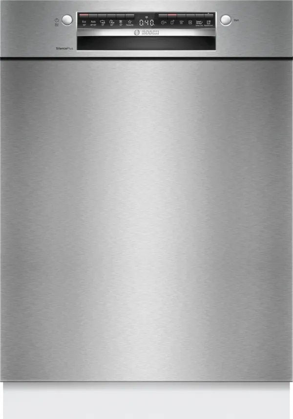 Bosch Home Smu4ecs28e Serie 4, Lavavajillas Acero Inoxidable Cepillado  Smu4ecs28e