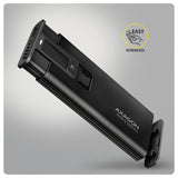 Eem2-Sd2b Obudowa Zewnetrzna Aluminiowa Bezsrubowa Usb-A/C 3.2 Gen2 M.2 Nvme/Sata Wyswietlacz Led, Czarny