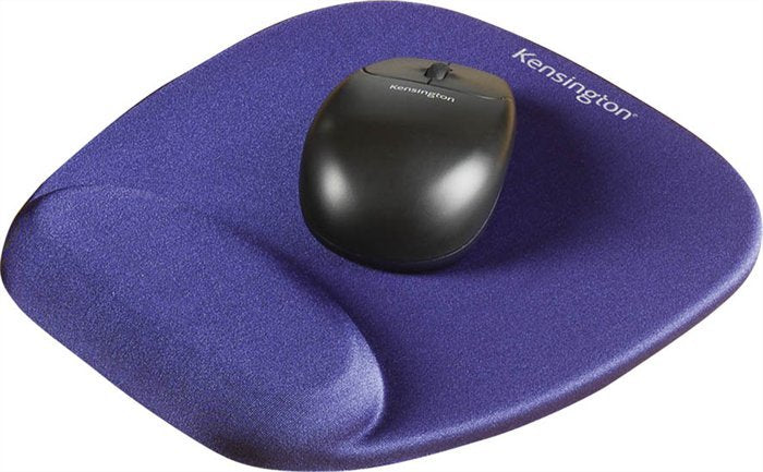 Kensington Reposamuñecas Espuma Ratón Azul