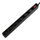 Regleta Logilink Lps232b Base Múltiple 1,5 M 6 Salidas Ac Interior Negro