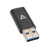 EAN 0662919111675 - V7 V7USB3AC cambiador de género para cable USB A USB C Negro imagen 5