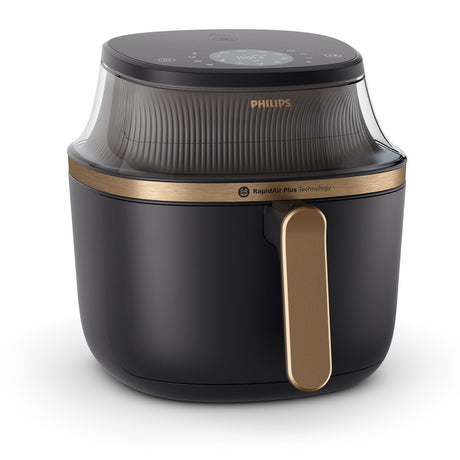 EAN 8720389034329 - Philips 3000 series NA342/00 freidora Sencillo Independiente 2000 W Freidora de aire caliente Negro, Oro imagen 3