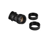K Thermaltake Pacific Petg Tube 45-Degree Dual Compression 16mm Od - Negro