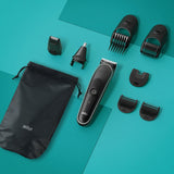 Cortador De Pelo Negro Braun Mgk3440