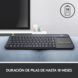 EAN 5099206059351 - Logitech 920-007137 teclado Hogar RF inalámbrico QWERTY Español Negro imagen 11