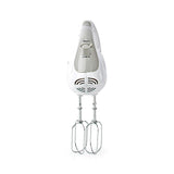 Nedis Batidora Mezcladora Bol Giratorio 2lt  200 W  5 Ajustes Velocidad Funcion Turbo Blanco/Gris
