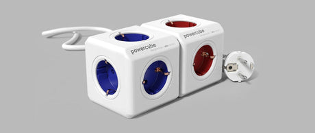 EAN 8718444081180 - Allocacoc PowerCube base múltiple 1,5 m 5 salidas AC Interior Rojo, Blanco imagen 2