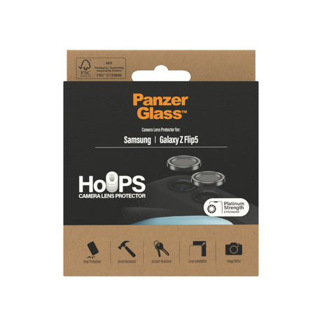 EAN 5711724004582 - PanzerGlass ® Hoops® Camera Lens Protector Black Samsung Galaxy Z Flip5 5G Protector de pantalla 1 pieza( imagen 3