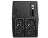 Sai Línea Interactiva Phasak 1000 Va Lcd 1000va 4 Salidas Formato Torre