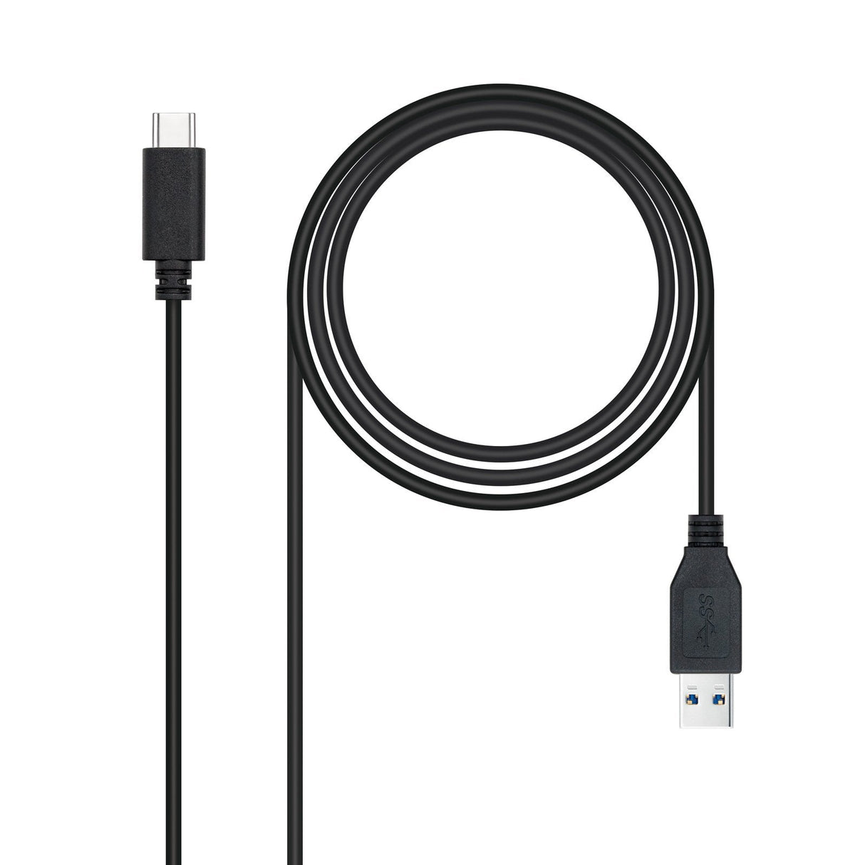 Nanocable Cable Usb 3.1 Gen2 10gbps 3a Usb-C/M-A/M 2m - Negro
