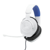Jbl Quantum 100p Console White + Blue Auriculares Gaming Overear Con Cable